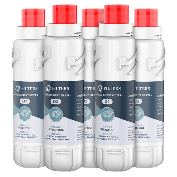 5pk EDR2RXD1 46-9924 Refrigerator Water Filter by DFilters
